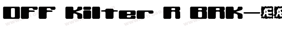 Off Kilter R BRK字体转换